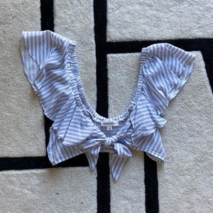 Cotton Candy LA Front Tie Top